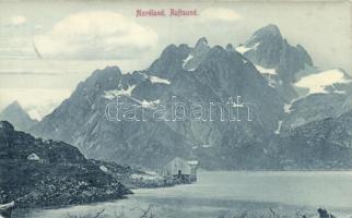 3 db RÉGI norvég városképes lap / 3 old Norwegian postcards