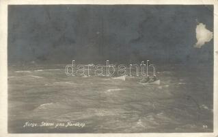 3 db RÉGI norvég városképes lap / 3 old Norwegian postcards