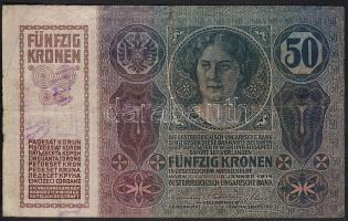 1914. 50K jugoszláv ellenbélyegzővel T:III