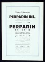 cca 1920-1930 A Chinoin Gyógyszergyár Bilagitot reklámozó kisplakátja, 28x20 cm