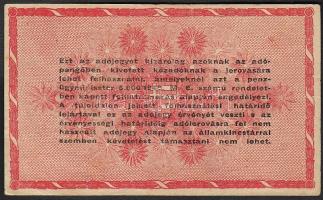 1946. 1000.000Adópengő 6 jegyű számmal, hátoldalon fordított címerrel, extrém jobbra és lefelé csúsz...