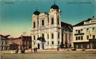 Temesvár, Losonczy tér, székesegyház / square, cathedral (EK)