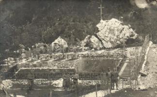 10 db RÉGI katonai témájú motívum lap / 10 old motive cards, soldiers, photo