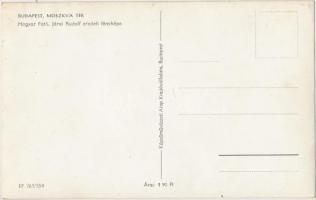 Budapest II. Moszkva tér, Képzőművészeti Alap kiadása