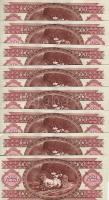 1993. 100Ft (17x) csoportosan egymásutáni sorozatszámokkal T:I