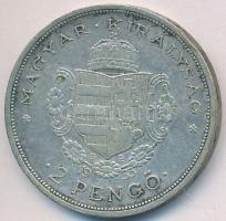 1935. 2P Ag "Rákóczi" T:2,2- Adamo P7.2