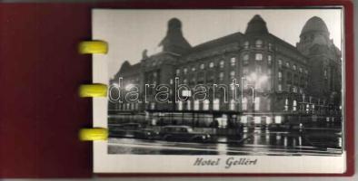 kb. 1965. Gellért Szálló, 12 db-os képeslapfüzet