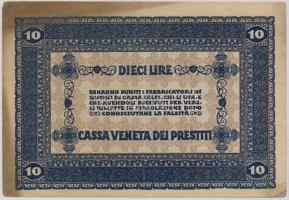 Olaszország / Velence / osztrák-magyar megszállás 1918. 10L T:II- foltos
Italy / Venice / Austrian-H...