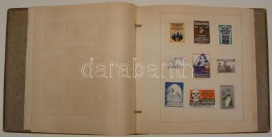 331 db háború előtti német és osztrák levélzáró albumban