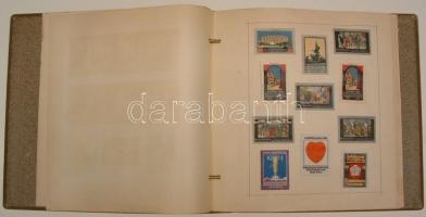 331 db háború előtti német és osztrák levélzáró albumban