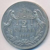 1914. 2K Ag "Ferenc József" T:2,2- Adamo K6