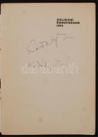 Kodály Zoltán és második felesége, Kodály Zoltánné Péczely Sarolta aláírása a keszthelyi 1965. évi H...