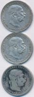 Ausztria 1893-1915. 1K Ag "Ferenc József" (3x) T:2,2-,3
Austria 1893-1915. 1 Corona Ag &qu...