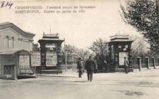 Simferopol, entrance of the garden
