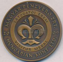 2009. &quot;Magyar Pénzverő Zrt. Látogatói Érem / Elődeink Körmöcbánya&quot; Br emlékérem (42,5mm) T:1