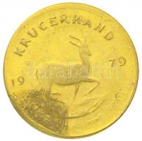 Dél-Afrika 1979. 1 Krugerrand mintájú, mini aranypénz 14K 0,3g. T:3 ph. / South Africa 1979.  Kruger...
