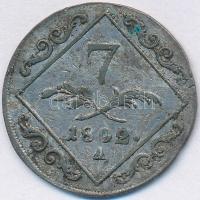 Ausztria 1802A 7kr Ag &quot;II. Ferenc&quot; T:2-,3 Austria 1802A 7 Kreuzer Ag &quot;Franz II&quot; C:VF,F