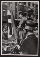 cca 1933 Reichsparteitag Hitler részvételével Nürnbergben, kisméretű propagandanyomtatvány