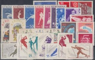 1960-1961 27 stamps, 1960-1961 27 db bélyeg közte teljes sorok és pár