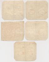 Franciaország 1793. 50Sol "Assignat" színvariánsokkal T:II-,III
France 1793. 50 Sol "...