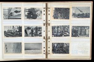 "A második világháború képekben" cigaretta képes kártya gyűjtemény, 181 db
