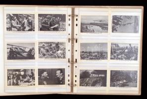 "A második világháború képekben" cigaretta képes kártya gyűjtemény, 181 db