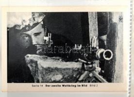 "A második világháború képekben" cigaretta képes kártya gyűjtemény, 181 db