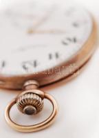 IWC Schaffausen arany (Au) 14 K zsebóra, másodpercmutatós, tisztításra szorul, jó állapotban, jelzet...