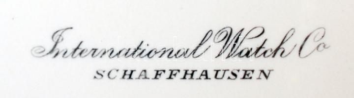 IWC Schaffausen arany (Au) 14 K zsebóra, másodpercmutatós, tisztításra szorul, jó állapotban, jelzet...