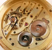 IWC Schaffausen arany (Au) 14 K zsebóra, másodpercmutatós, tisztításra szorul, jó állapotban, jelzet...