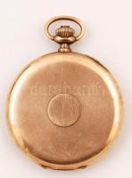 IWC Schaffausen arany (Au) 14 K zsebóra, másodpercmutatós, tisztításra szorul, jó állapotban, jelzet...