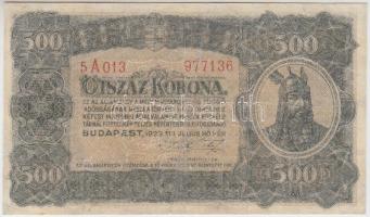 1923. 500K nyomdahely nélkül T:restaurált