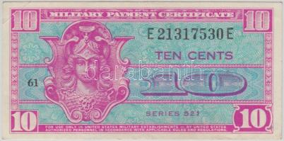 Amerikai Egyesült Államok/Katonai kiadás 1954. 10c T:I- USA/Military Payment Certificate 1954. 10 Cents C:AU