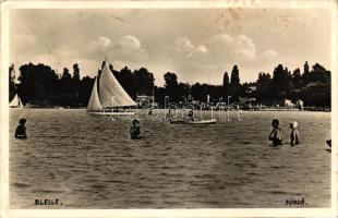 Balatonlelle, fürdő, vitorlás (fl)