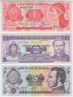 Honduras 1980. 1L + 1994. 2L + 2006. 5L T:I Honduras 1980. 1 Lempira + 1994. 2 Lempiras + 2006. 5 Lempiras C:UNC
