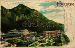 Herkulesfürdő, Meteor D.R.G.M. 88690. hold to light litho (b)