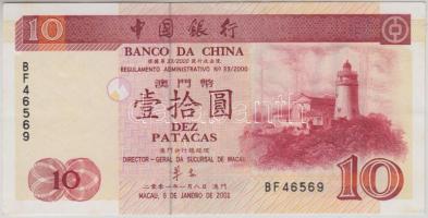 Makaó 2001. 10P T:II Macao 2001. 10 Patacas C:XF