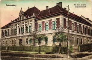 Petrozsény, állami főgimnázium / secondary school (Rb)