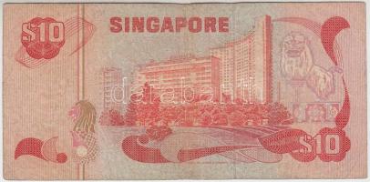 Szingapúr 1979-1980. 10$ T:III
Singapore 1979-1980. 10 Dollars C:F
