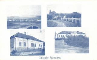 Monok, Kossuth Lajos szülőháza, Római katolikus iskola, 'Kossuth Lajos' So. Stpl