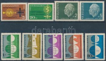 1962 Malária + Georgi Dimitrow + Sakk sor Mi 1308-1309 A, 1322-1323, 1324-1328