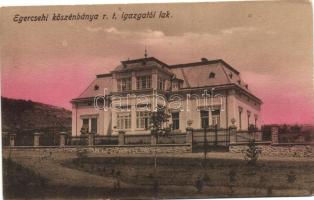 Egercsehi, kőszénbánya - 2 db régi képeslap / 2 old postcards