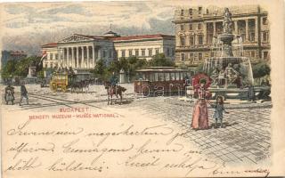 1899 Budapest VIII. Nemzeti Múzeum, Ezredéves Országos Kiállítás, 2kr Ga. s: Dörre Tivadar, Morelli (EK)