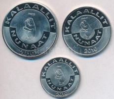 Grönland 2010. 1K + 2K + 5K "Próba" fantáziaveretek T:1-
Greenland 2010. 1 Krone + 2 Krone...