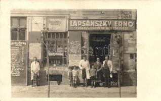 1927 Szeged, Lapsánszky Ernő fűszer és csemege kereskedése; Tündér u. 2. photo