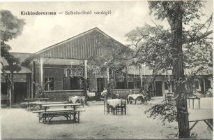 Kiskundorozsma, Sziksós fürdő vendéglő, kiadja Grünwald Herman