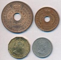 Nigéria 1959. 1/2p-6p (4xklf) T:2,2- Nigeria 1959. 1/2 Penny - 6 Pence C:XF,VF