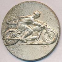 Iván István (1905-1968) 1952. "MTSB II. terep" ezüstözött fém motoros díjérem (41mm) T:2,2...