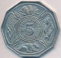 Tanzánia 1980. 5Sh Cu-Ni próbaveret T:2,2- Tanzania 1980. 5 Shilingi Cu-Ni trial strike C:XF,VF