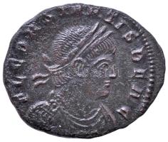 Római Birodalom / Siscia / Constans 335-336. Follis Cu (1,93g) T:2 Roman Empire / Siscia / Constans 335-336. Follis Cu "FL CONSTANTIS BEA C / GLOR-IA EXERC-ITVS - deltaSIS" (1,93g) C:XF RIC VII 255.